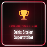 Bahis siteleri Supertotobet platformunun ana sayfa arayüzü.