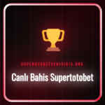 Canlı Bahis Supertotobet platformunda maçları izleyen bir kullanıcı.