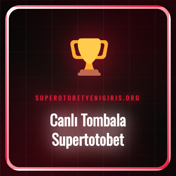 Canlı Tombala Supertotobet oyun ekranında renkli kartlar ve krupiyer.