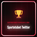 Sportotobet Twitter hesabının arayüzü ve güncel giriş linki.